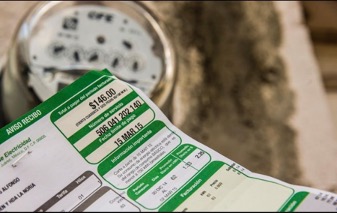 Recibo de CFE bajo esquema de net metering